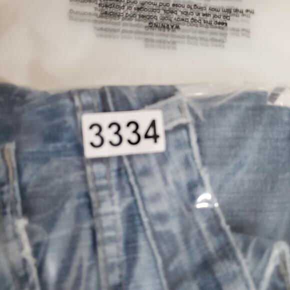 BKE Stella Jeans Womens 29 Blue Bootcut Denim Frayed Hem Embroidered Pockets - Picture 12 of 12